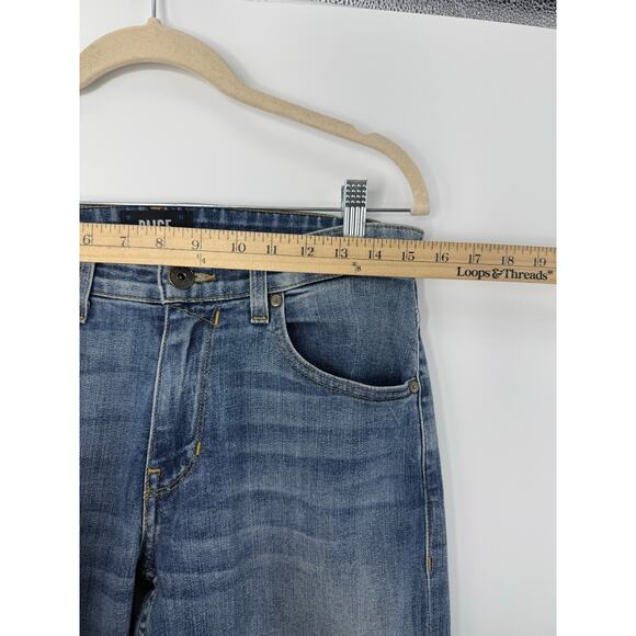 PAIGE Lennox Slim Fit Jeans Men’s 29x29 Medium Wash Stretch Denim USA Made - Picture 4 of 8